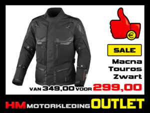 Textiel motorjas Macna Touros All-Season - Zwart