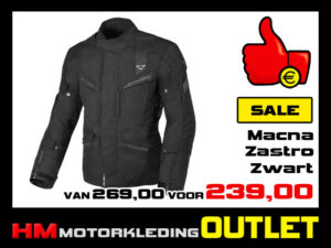 Textiel motorjas Macna Zastro All-Season - Zwart